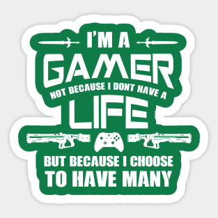 I'm a Gamer! Sticker